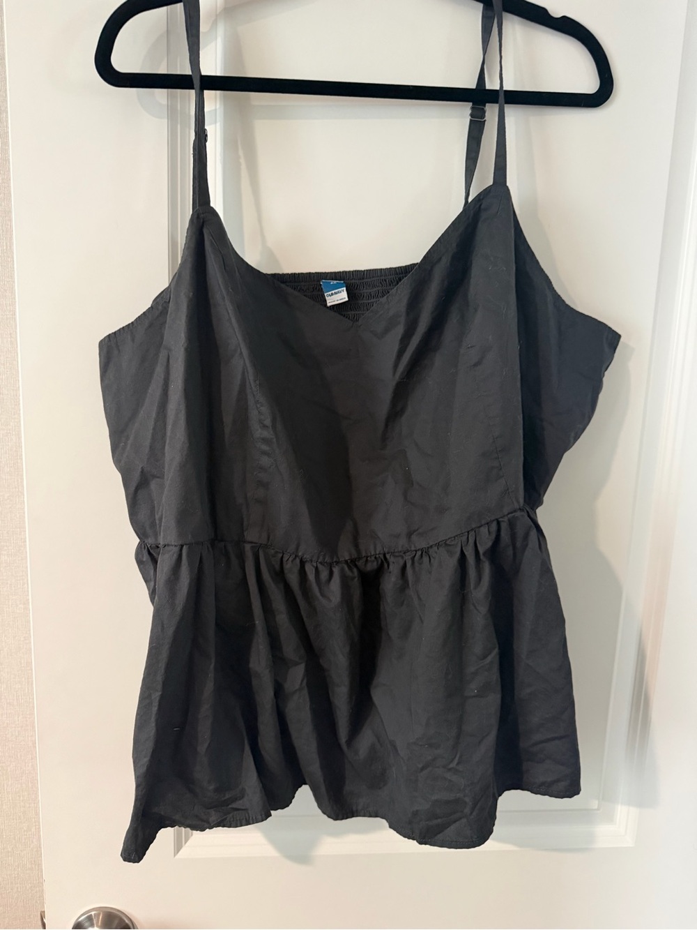 Women’s Black Peplum Cami Top - old navy